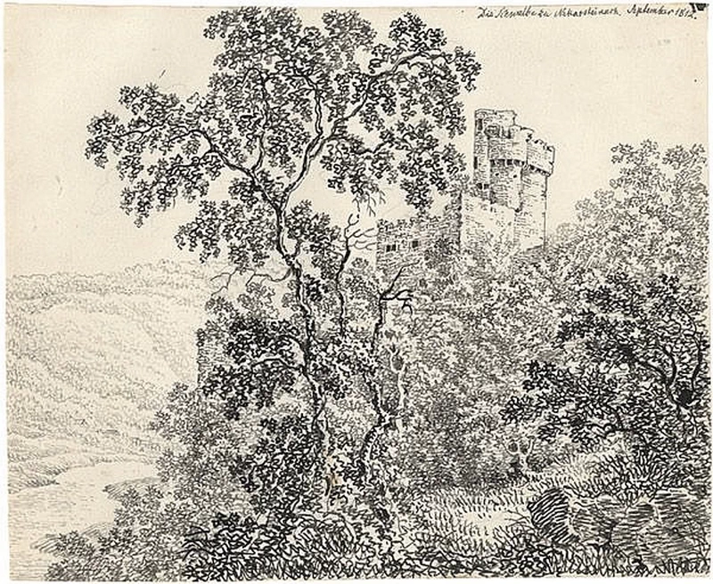 Carl Philipp Fohr - La rondine a Neckarsteinach